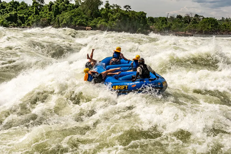 Day 1: Arrival, Transfer to Jinja, Source of the Nile and Water Rafting