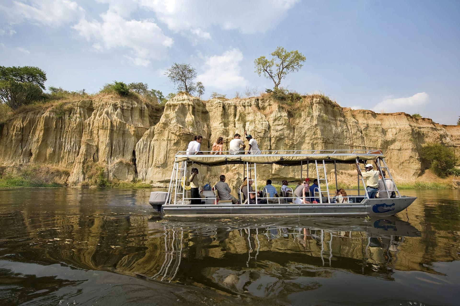 Day 5: Transfer to Queen Elizabeth National Park and Kazinga Channel Boat Cruise