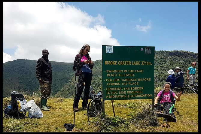 Day 2: Hike Mountain Bisoke and Twin Lakes